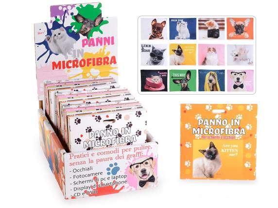 Chiffon en microfibre pour nettoyer les vitres de lécran