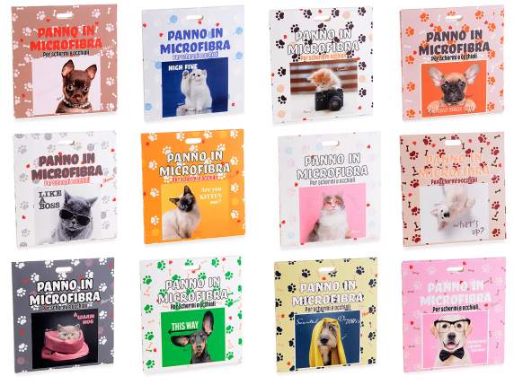 Chiffon en microfibre pour nettoyer les vitres de lécran