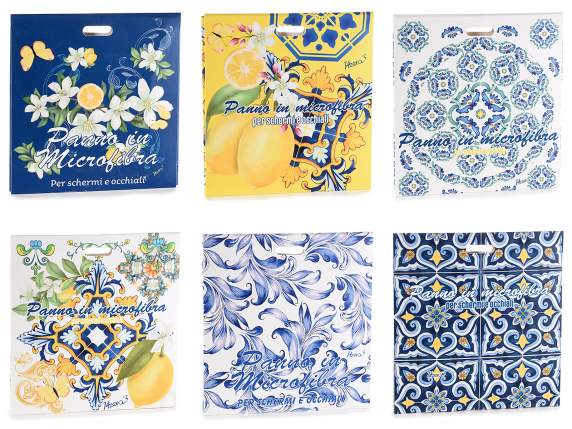 Chiffon en microfibre pour nettoyer les écrans-lunettes