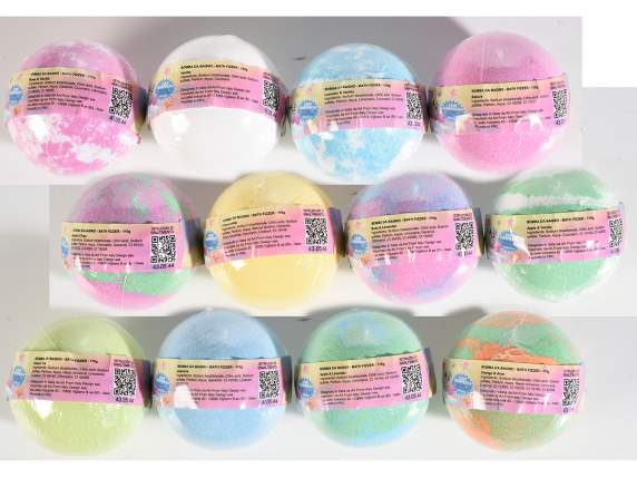 Bath bomb 110gr with fantasy surprise in display