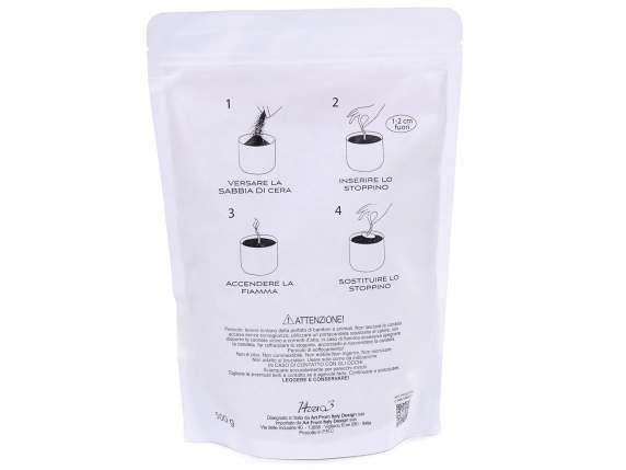 Paquet de 500 g de sable de cire blanche