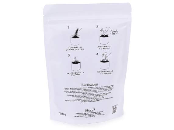 Paquet de 250 g de sable de cire blanche