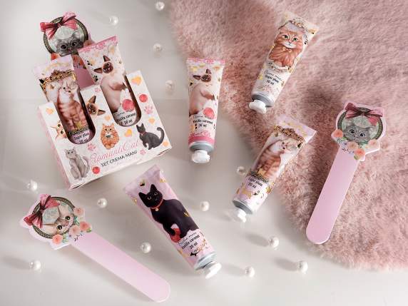 Coffret cadeau avec 2 crèmes pour les mains 30 ml et lime