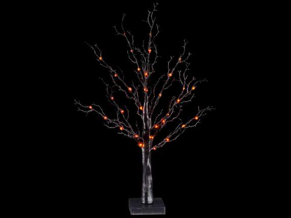 Copac de 60 cm înalime cu 40 de LED-uri portocalii, 10 ramu