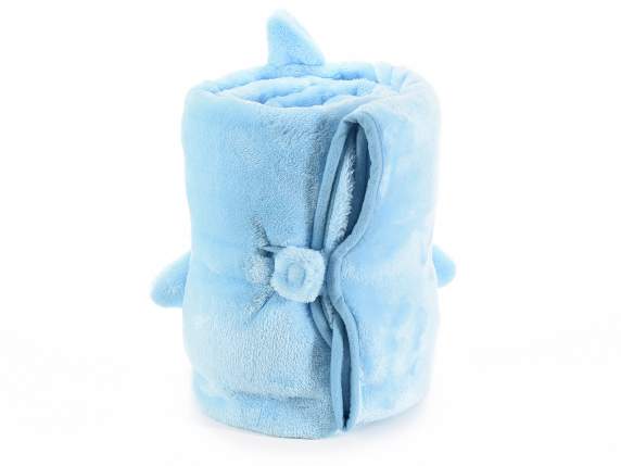 Couverture en peluche douce avec fermeture velcro
