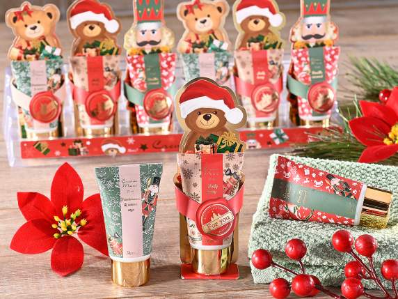 Crema mani 25 ml in confezione a personaggio natalizio