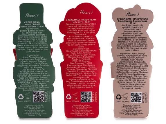 Crème pour les mains 25 ml dans un emballage de Noël