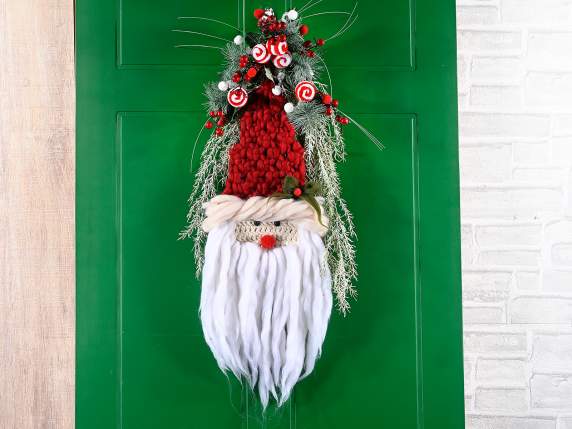 Père Noël au crochet à suspendre