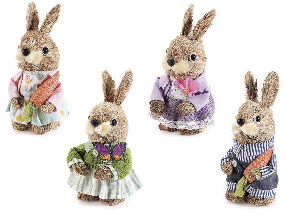 Lapin en fibre naturelle