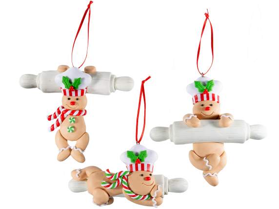 Pain au gingembre en pâte à modeler opaque avec crayon