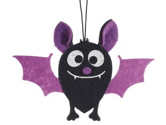 Tissu à suspendre en forme de chauve-souris pour Halloween