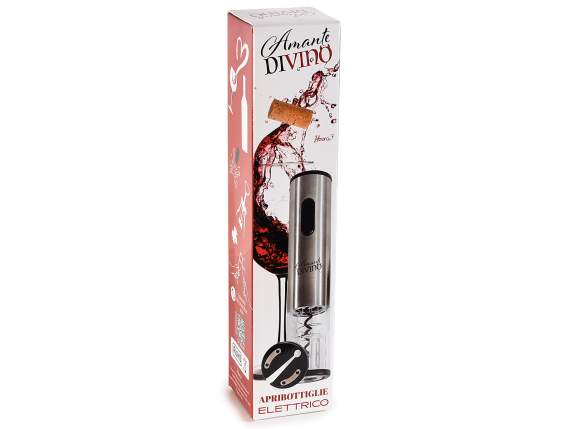 Deschizator de sticle cu baterie cu taietor de folie