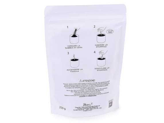 Pachet de 250 g de nisip de ceară antracit