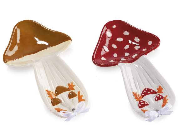 Suport lingura ceramica in forma de ciuperca