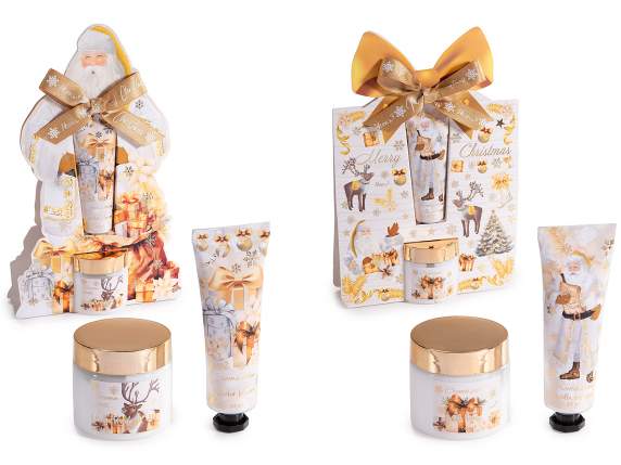 Set cadou de Craciun cu crema pentru maini si picioare