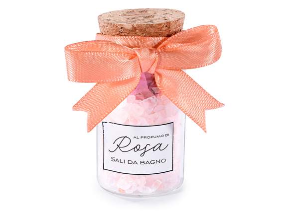 Tub de testare din sticla alimentara de 25ml cu dop de pluta