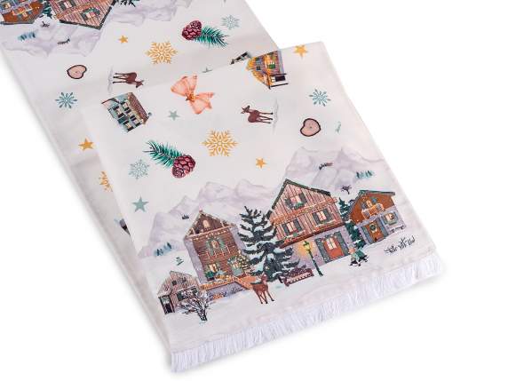 Aleer de masa din material textil de 140 cm cu decoraiuni
