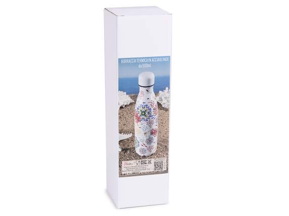 Sticlă-balon termic din oțel inoxidabil coral de 500 ml