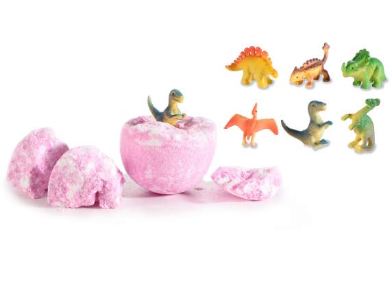 Bomba da bagno a forma uovo 180g con sorpresa dinosauro
