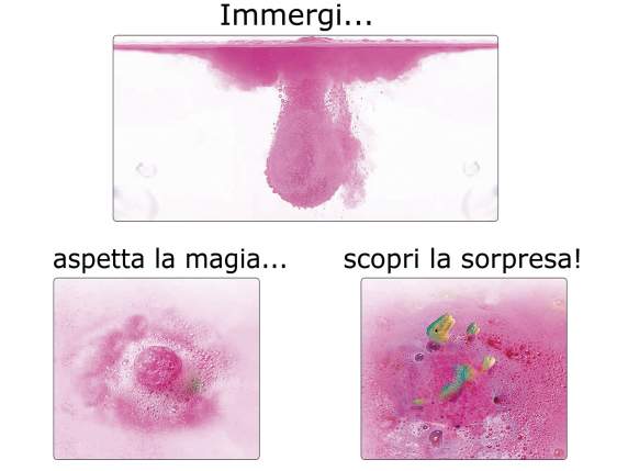 Bomba da bagno a forma uovo 180g con sorpresa dinosauro