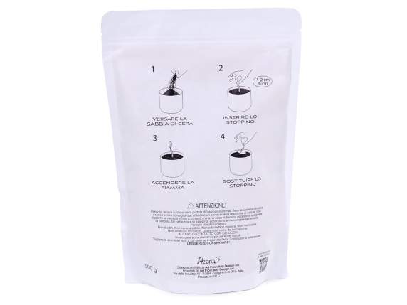 Paquet de 500 g de sable de cire rose