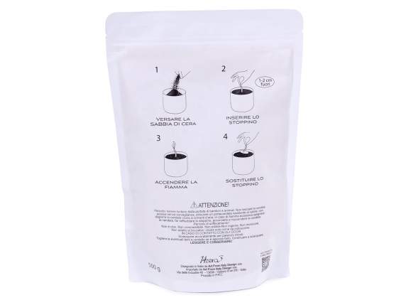 Paquet de 500 g de sable de cire rouge rubis
