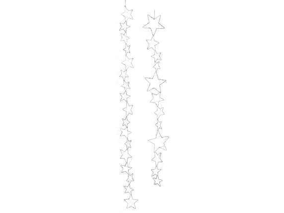 Ensemble de 2 cascades détoiles avec lumières LED