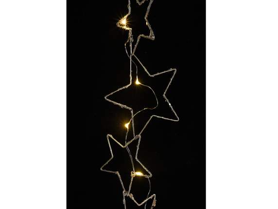 Ensemble de 2 cascades détoiles avec lumières LED