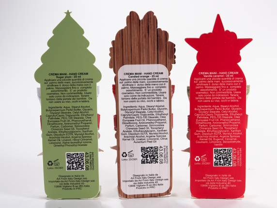 Crème mains de Noël 25 ml en emballage de Noël