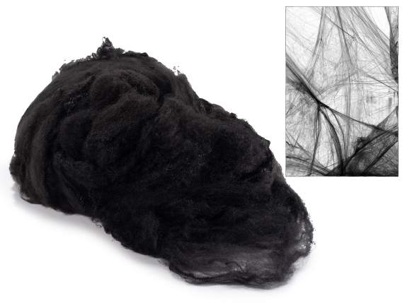Grand paquet de toile daraignée noire 230g