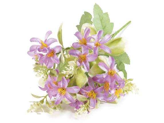 Bouquet de fleurs artificielles doranger