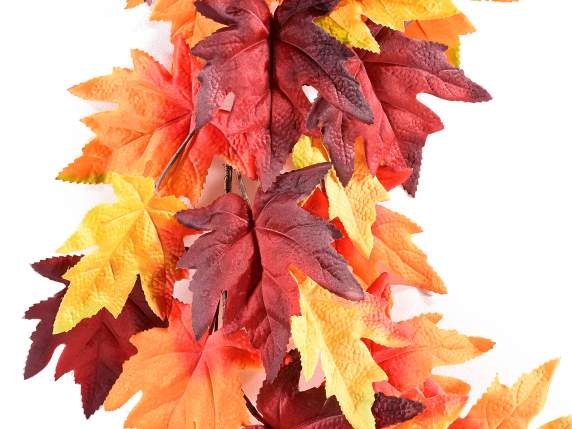Guirnalda de hojas artificiales de otoño