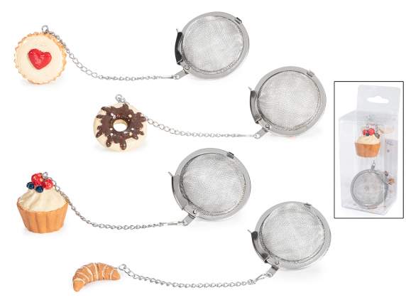 Infusor acero inoxidable grado alimenticio dulces en resina