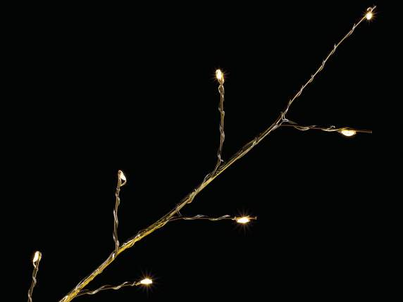 Albero m 2,10H oro, 2700 LED bianco caldo, 270 rami