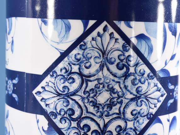 Barattolo alimentare in ceramica Blu Porcelain