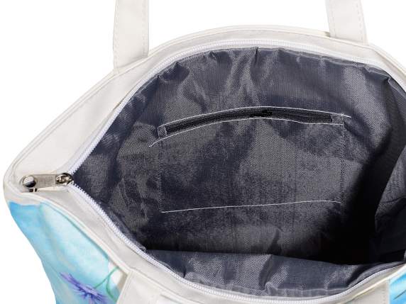 Borsa stoffa e tessuto effetto velluto Erbe e Camomilla