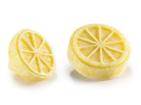 Conf 2 limoni in cera profumata da grattuggiare e grattugia