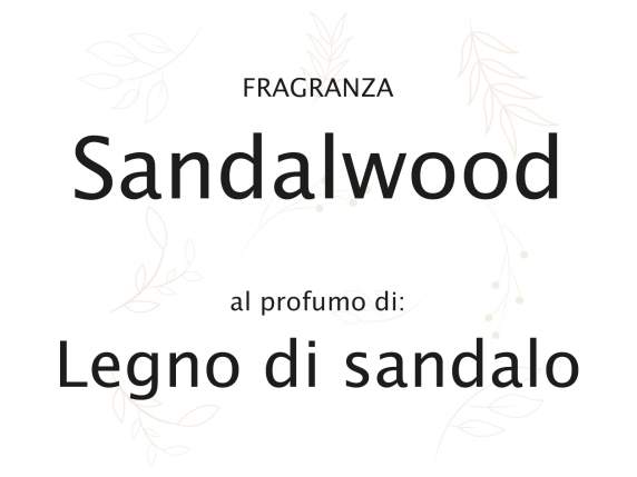 Confezione 2 candele con portacandela in vetro e ghirlanda