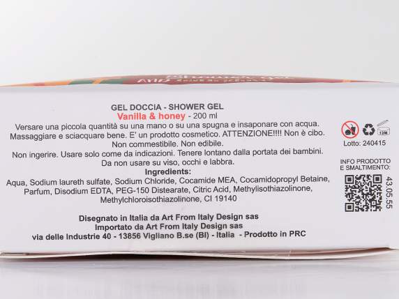 Conf. regalo con guanto ad orsetto e gel doccia profumato