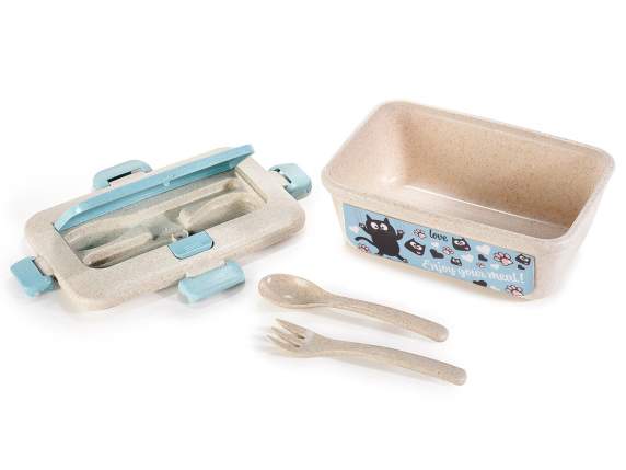 Lunch box- Porta pranzo in plastica riciclata 950ml