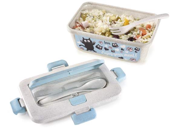 Lunch box- Porta pranzo in plastica riciclata 950ml