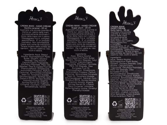 Crema mani 25 ml in confezione natalizia