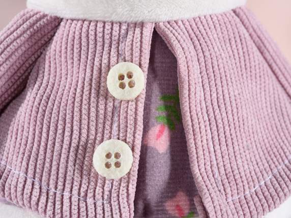 Bimbo - bimba con orecchie da coniglietto da appoggiare