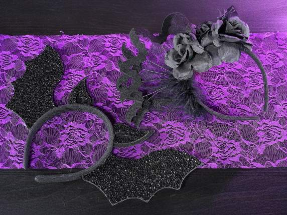 Cerchietto Halloween con pipistrello - i