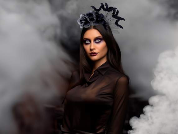 Cerchietto Halloween con pipistrello - i
