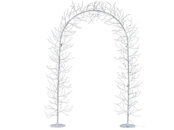 Ghirlanda arco m 2,30H bianca,2300 LED bianco caldo,405 rami