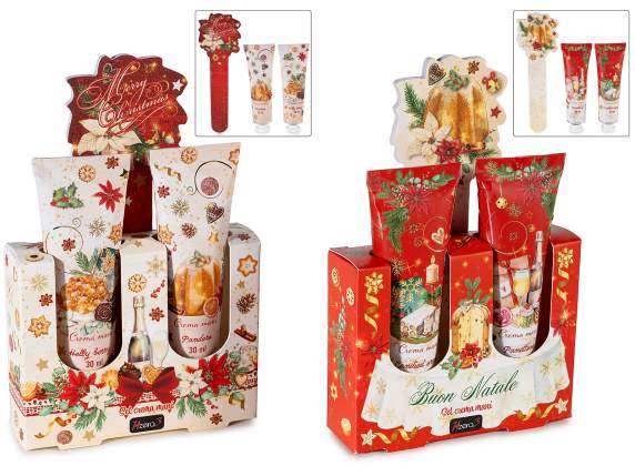 Confezione regalo con 2 creme mani 30ml e lima per unghie