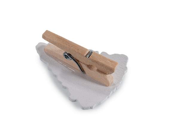 Espo 288 mollette in legno con decori natalizi