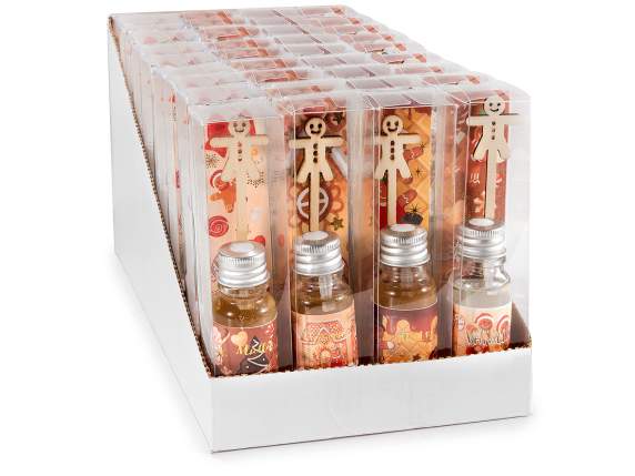 Mini profumatore ambiente 10 ml con stick pan zenzero legno