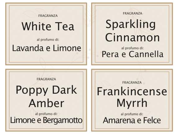 Profumatore ambiente 100 ml con stick legno natalizi